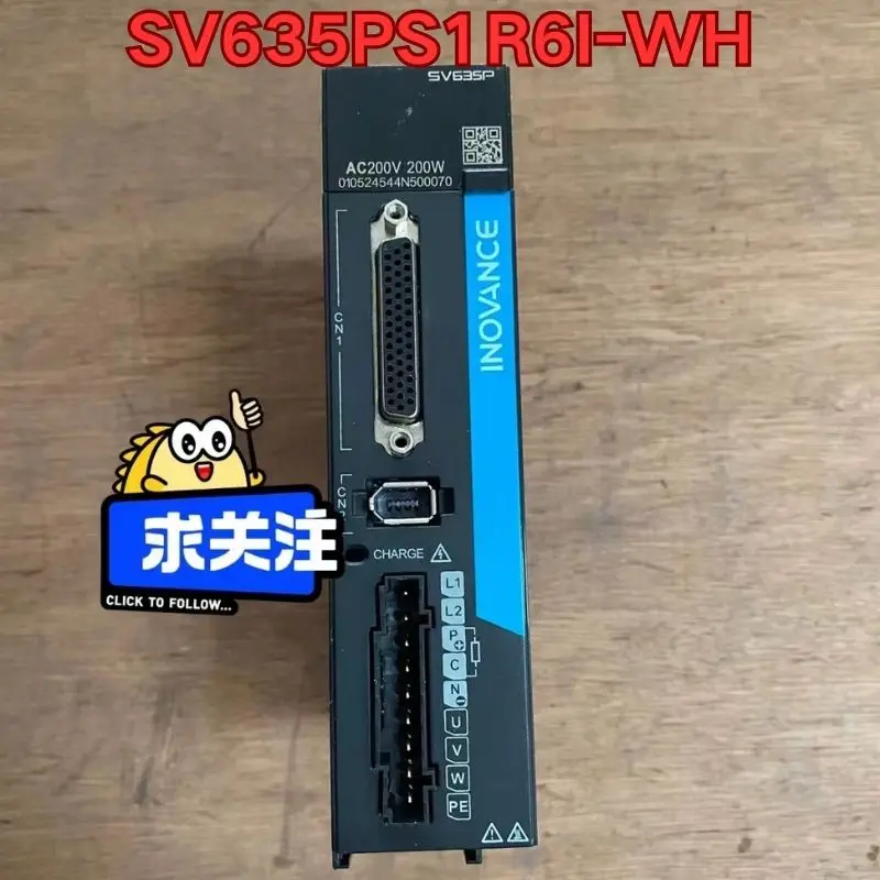 Second-hand SV635PS1R6I-WH servo drive function test is normal The latest quotation in November 2025