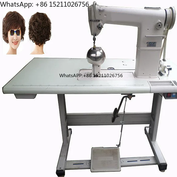 Hot Sale Industrial Human Hair Wig Making Machinery Single - Sewing Machine for Wigs - Sewing Wig Making  with Ball
