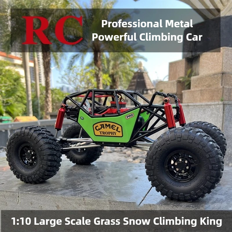 RC Car 1/10 Simulation 4WD RC Climbing Car Model Professional Differential Lock Electric Remote Control Off-road Vehicle Gift