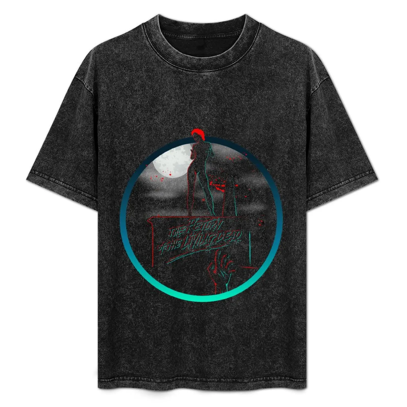 

Trash Return of the Living Dead Linnea Quigley Tombstone T-Shirt Big and Tall Short Sleeve Tee