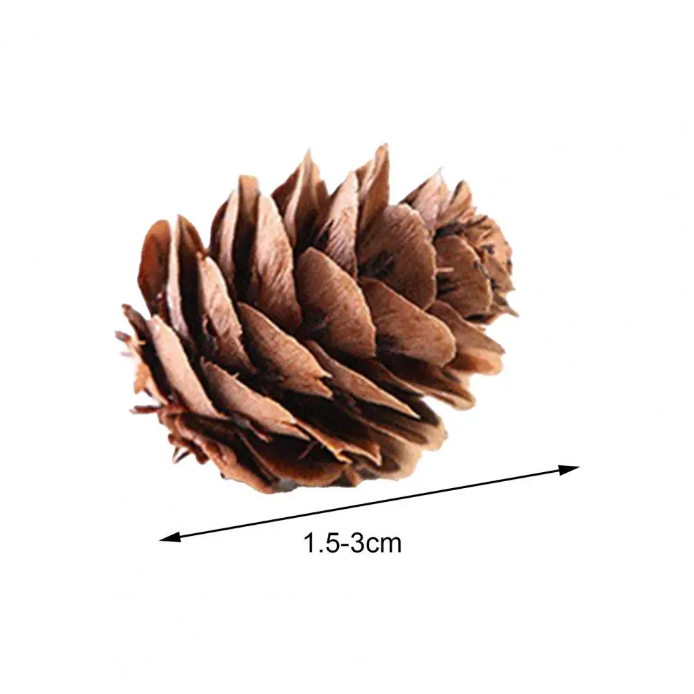 20Pcs Useful Fake Pinecone Eco-friendly Artificial Pine Cone Practical Decorative DIY Simulation Pinecone  Mini