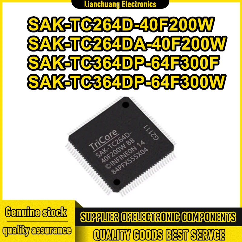 

SAK-TC264D-40F200W SAK-TC264DA-40F200W BB SAK-TC364DP-64F300F SAK-TC364DP-64F300W Чипсет AA QFP128 Новый на складе