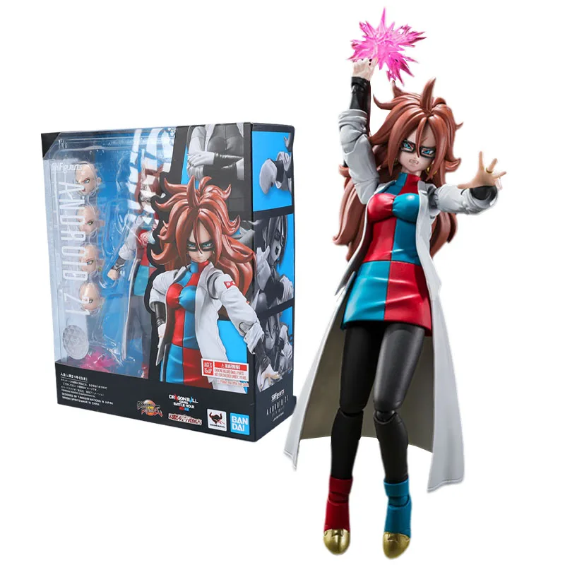 

Bandai Genuine Figure Dragon Ball Model Kit Anime Figures SHF Super Hero Android 21 Collection Action Figure Model for Boys Toys