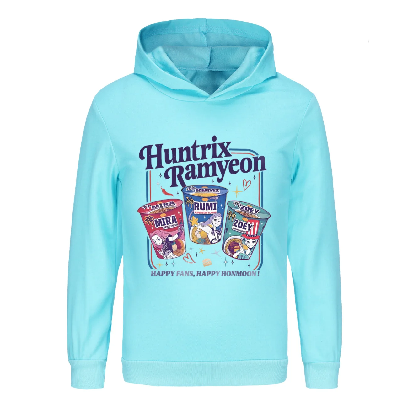 Pakaian Kpop Demon Hunters Fashion Anak-anak Pullover Lengan Panjang Hoodie Anak Perempuan Hoody Pakaian Luar & Mantel Anak Laki-laki Kasual Harajuku Sweatshirt