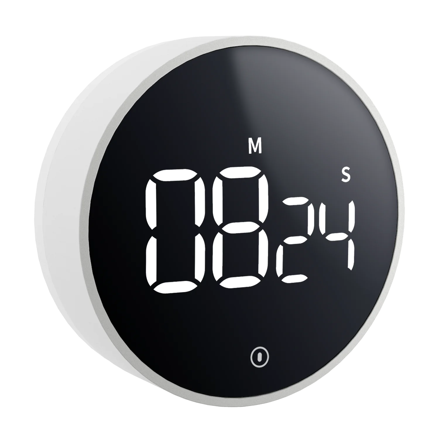 Minuterie de cuisine électronique LED, bouton visuel numérique, compte à rebours magnétique, minuterie d'étude, cuisine à domicile, cuisson, douche 1