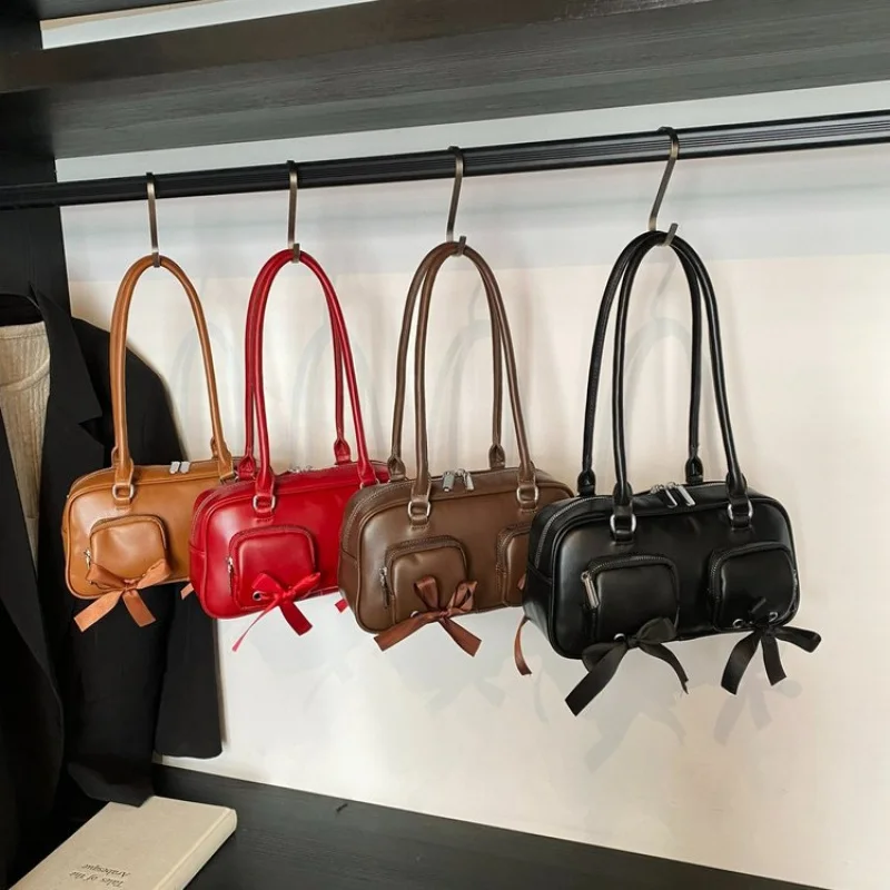 حقيبة كروس عصرية للنساء من الجلد الطبيعي حقيبة كتف فاخرة على الطراز الكلاسيكي