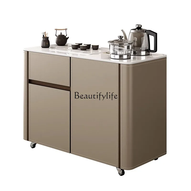 

*Movable tea table Small tea cabinet Household sofa side cabinet