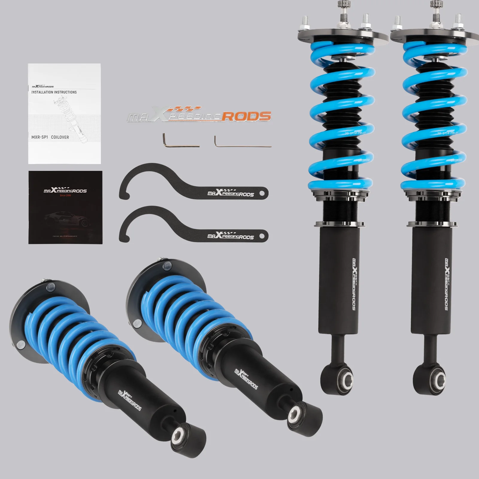 Coilovers Shock Absorber Kit For Lexus LS430 2001-2006 USA UCF30 Lowering Adjustable Damper Coilover Suspension Shocks Absorbers