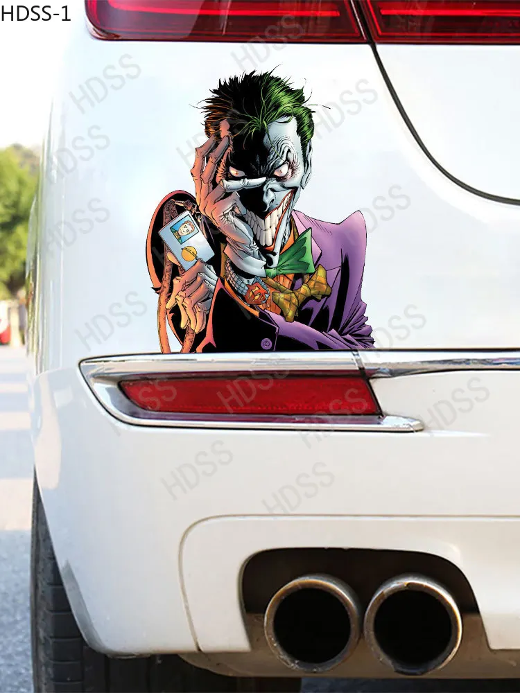 HDSS  Clown  Car Stickers  Bicycle Creative Decorative Body Pattern Stickers Can Be Customized