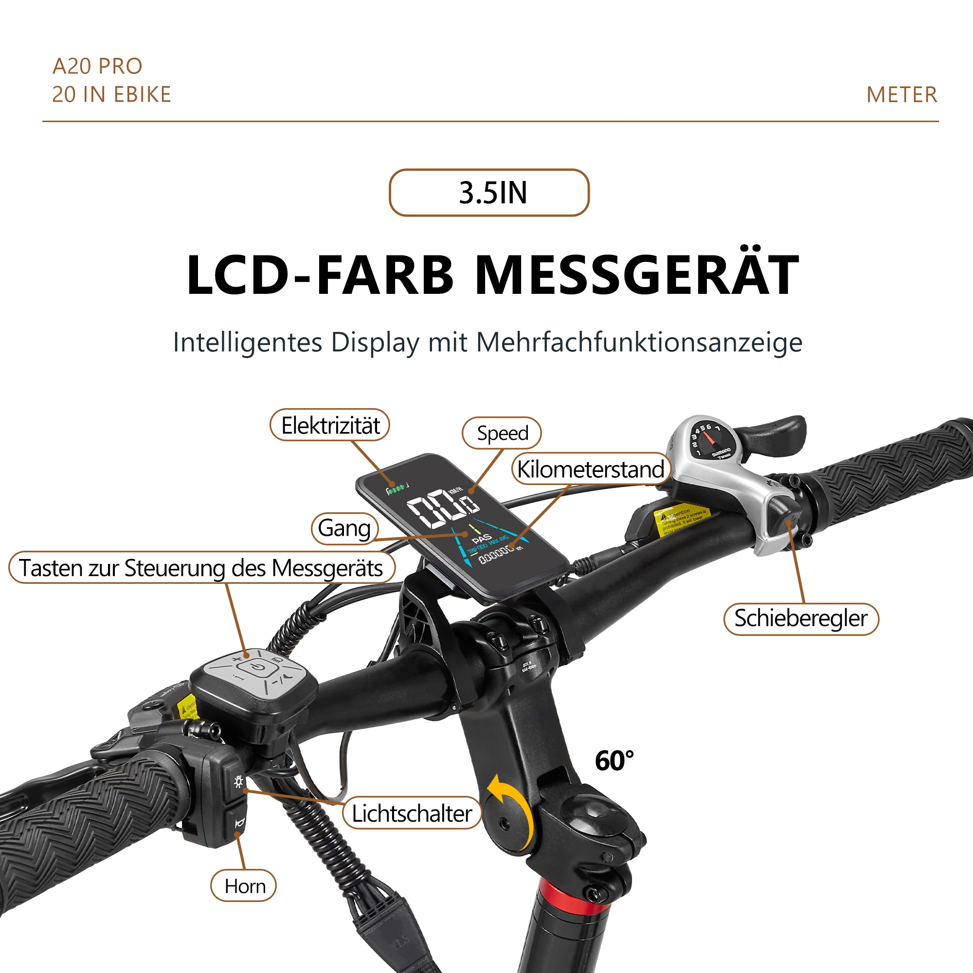 CEAYA A20PRO E-Mountainbike 48V 20AH - usage example