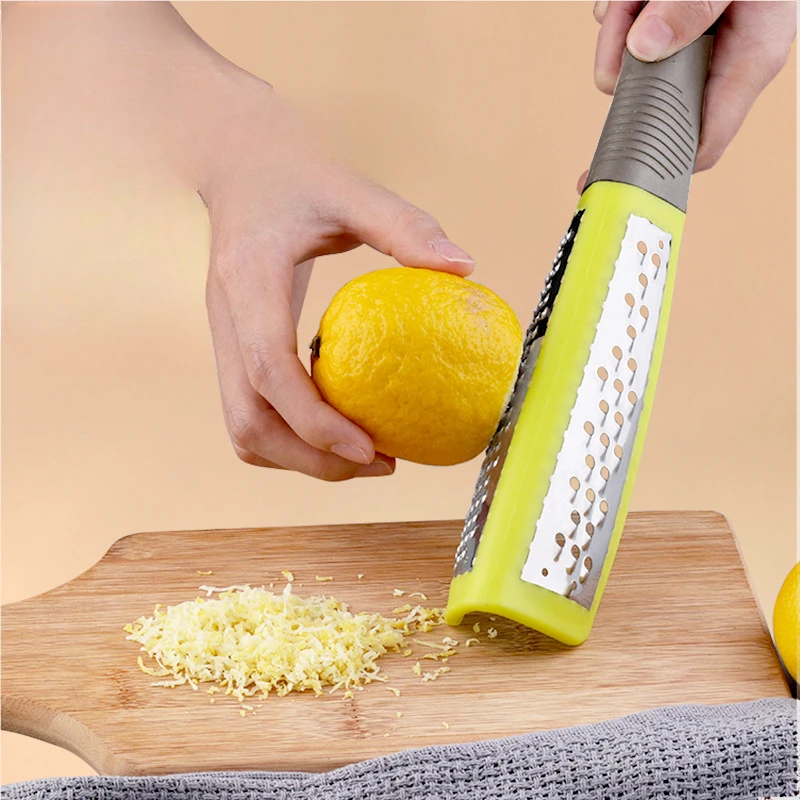 

Double Sided Cheese Portable Ginger Grater Hand Vegetable Grater Multi-purpose Lemon Cheese Grater