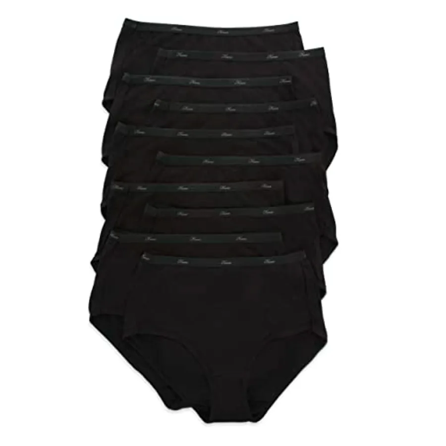 

Women's Underwear Pack, -Pack, Full-Coverage Cotton Blend Panties, Moisture-Wicking Underwear for Women