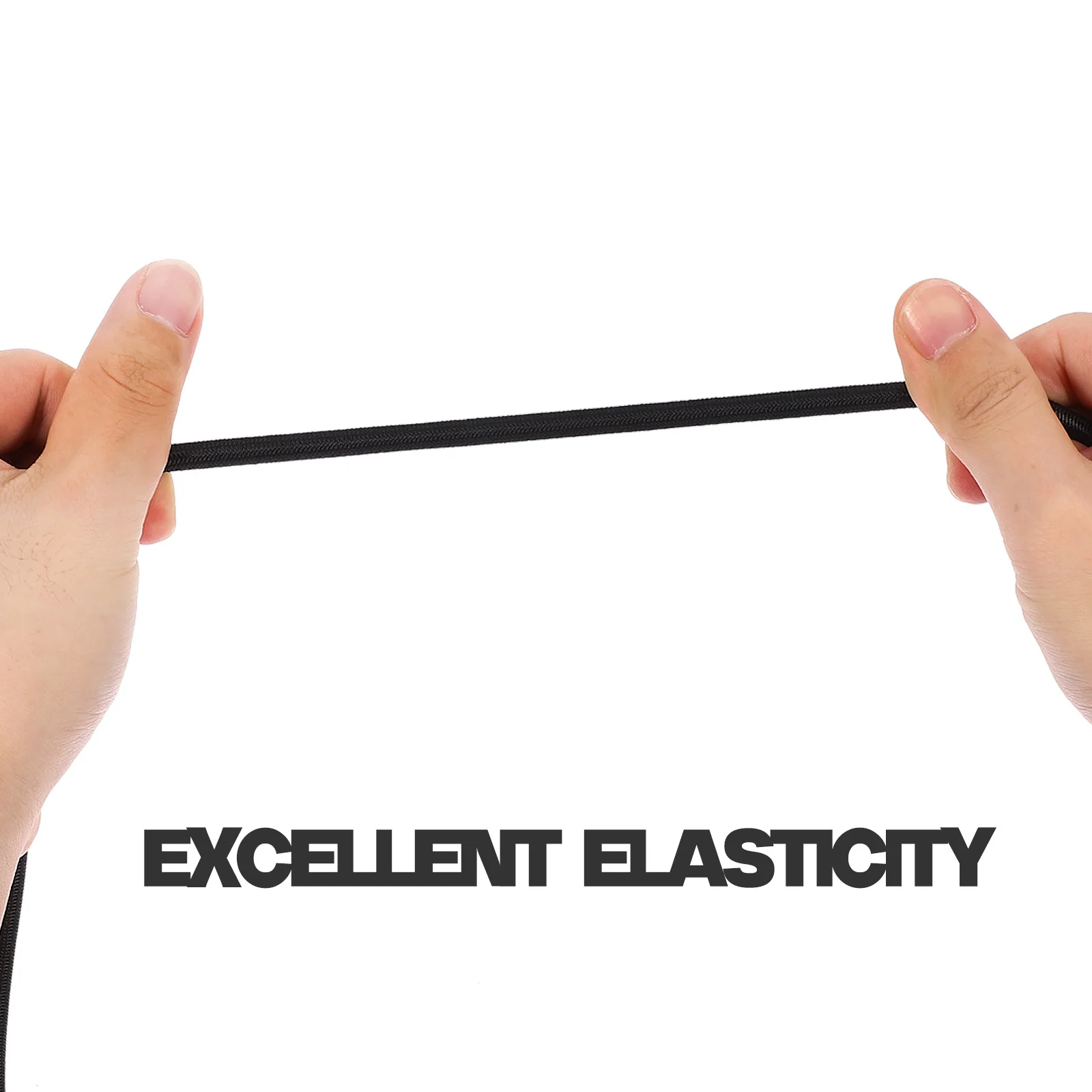 

5Pcs High Elastic Bungee Cord Stable Material for Trampoline Replacement Heavy Duty Outdoor Tarp Tie Down Bungee Ropes