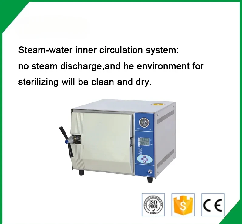 TM-XA20D/24D Laboratory Stainless Steel fully automatic Digital table top autoclave steam sterilizer with drying function