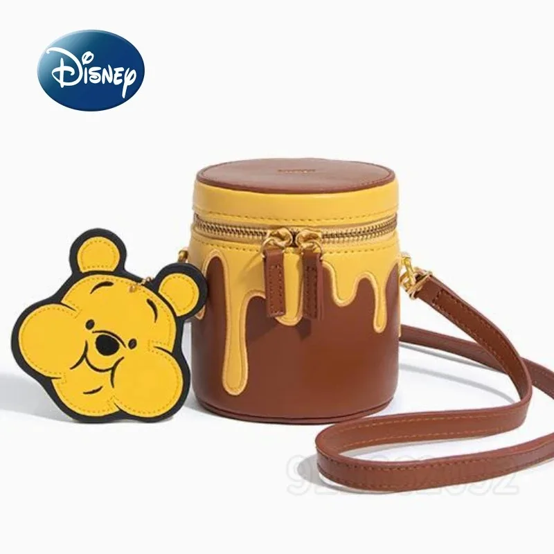 Disney Winnie The Pooh Joint New Women's Handbag Cartoon Cute Women's Shoulder Bag Luxury Brand Fashion Trend Coin Purse