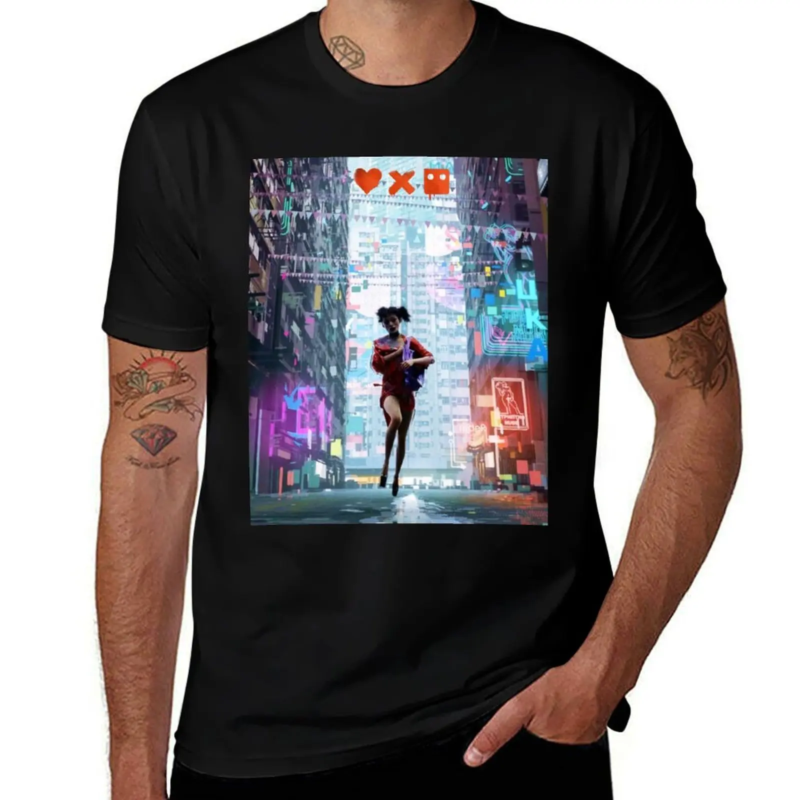 Love Death And Robots The Whitness T-Shirt Classic Crew Neck Cotton T-Shirt