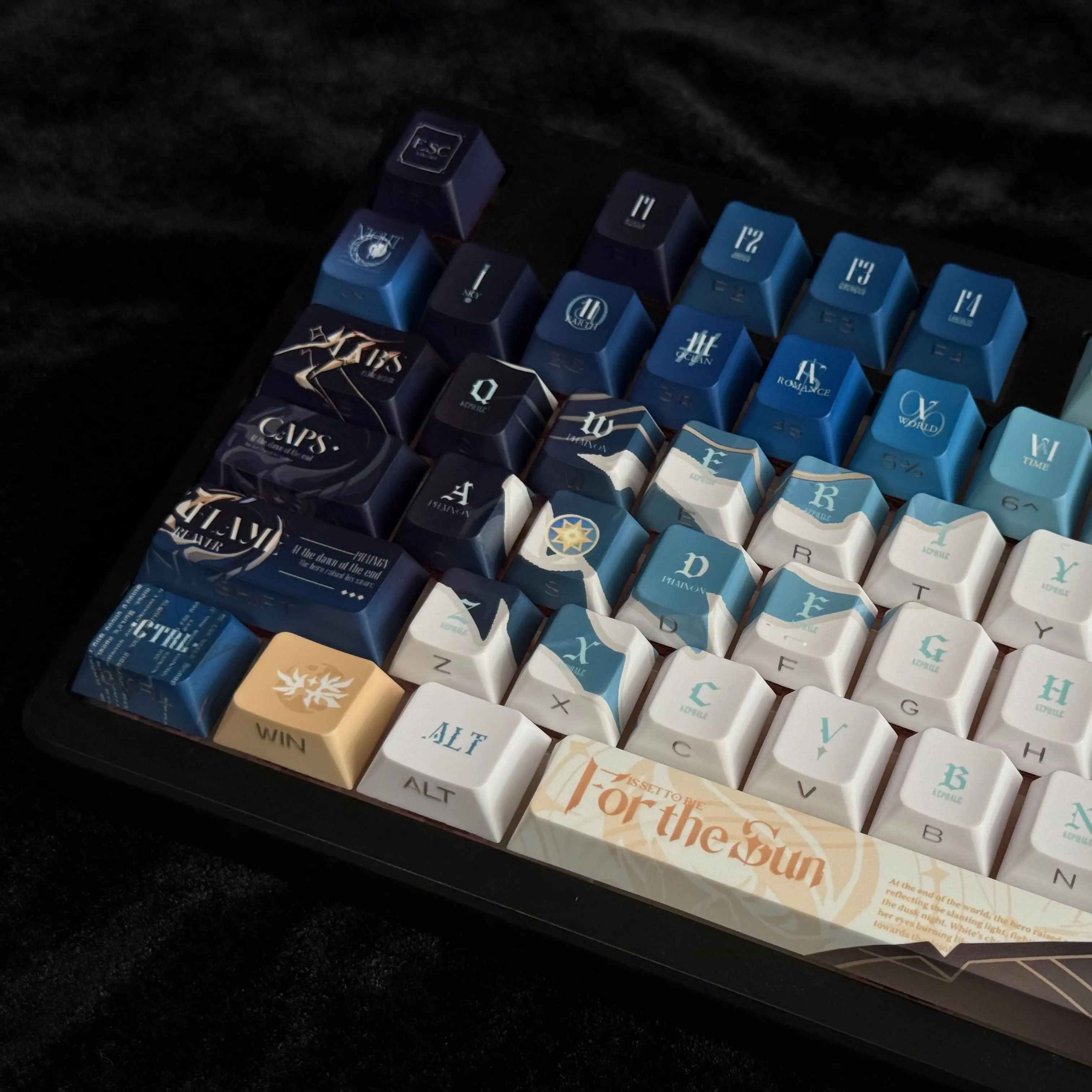 120-клавиш Honkai: колпачки для клавиш Star Rail Phainon Theme Keycap Аниме Game Key Cap PBT DYE SUB Cherry MX Switch для механической клавиатуры