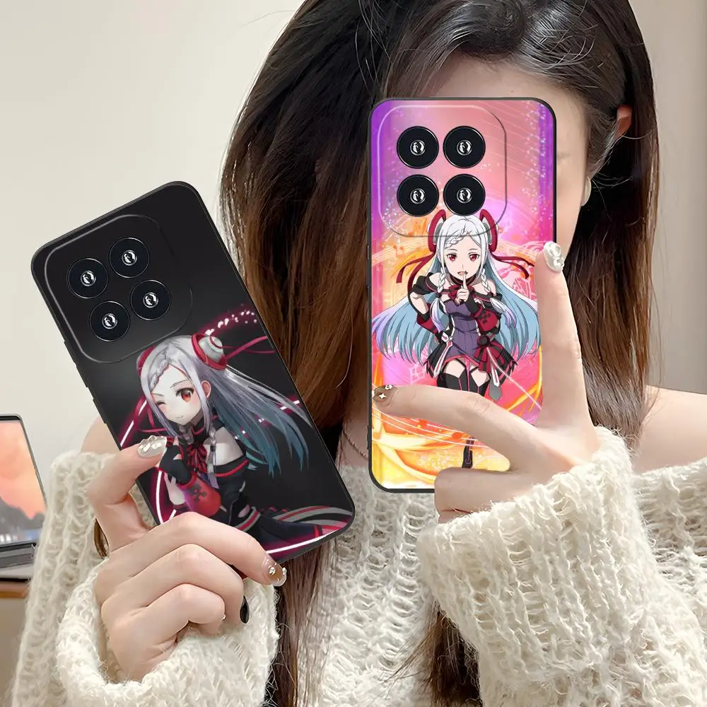 

Чехол для телефона Sword Art Online Yuna для Xiaomi 15 14 13 12 Mi 11 T Ultra Lite Pro S X 5G с цветной печатью, роскошные красивые мобильные телефоны