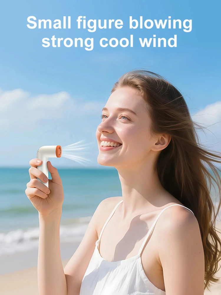 

Миниатюрный вихревой вентилятор, новый ручной вентилятор, USB-мини-высокоскоростная портативная зарядка, небольшой турбовентилятор, 4 передачи, регулируемая скорость ветра