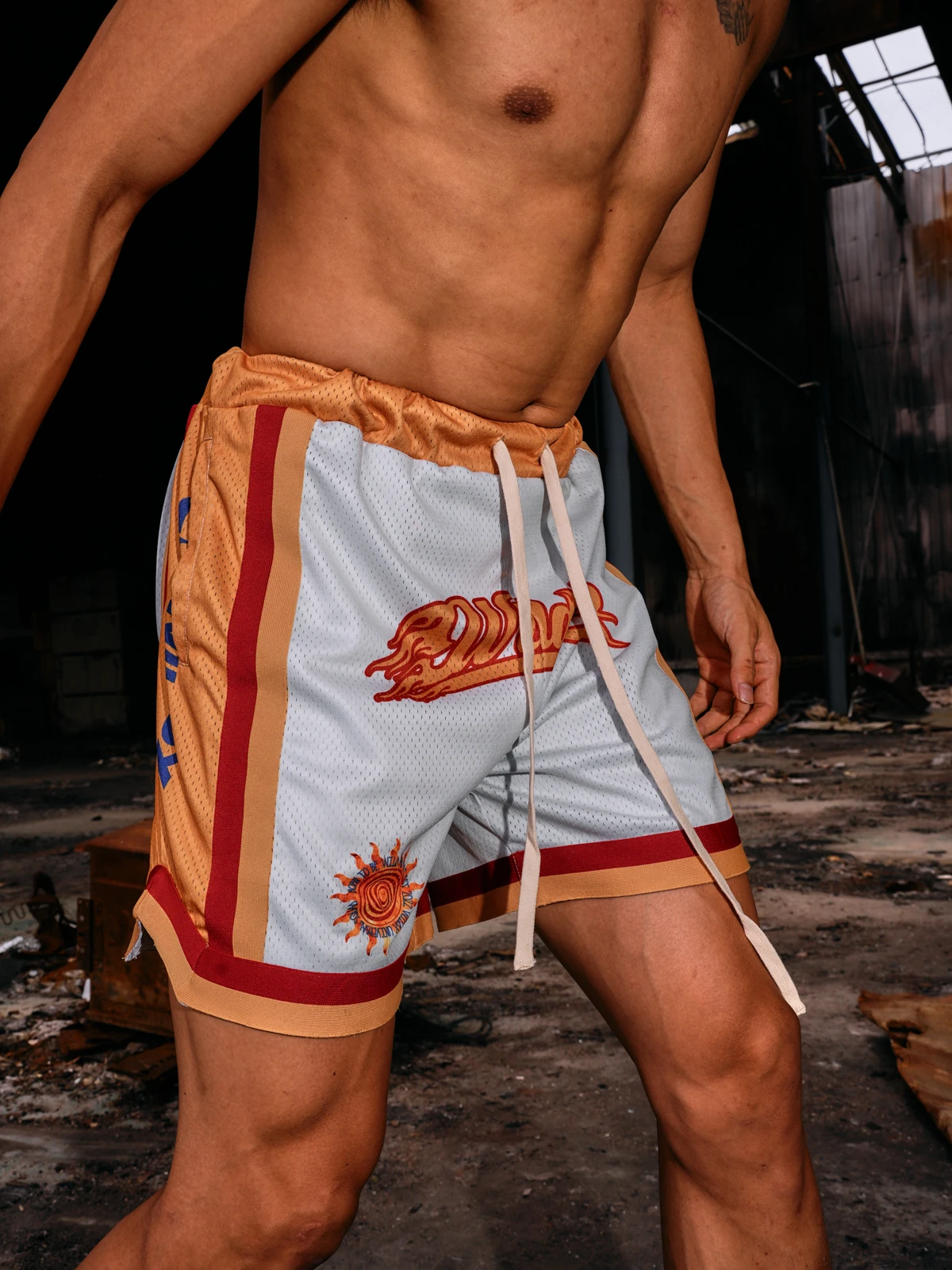 

WildXGYMRAT Collaborative Lightweight Qui-Dry Fitn Baskeall orts Breathable Comfortable Youth Ciwalk Summer orts