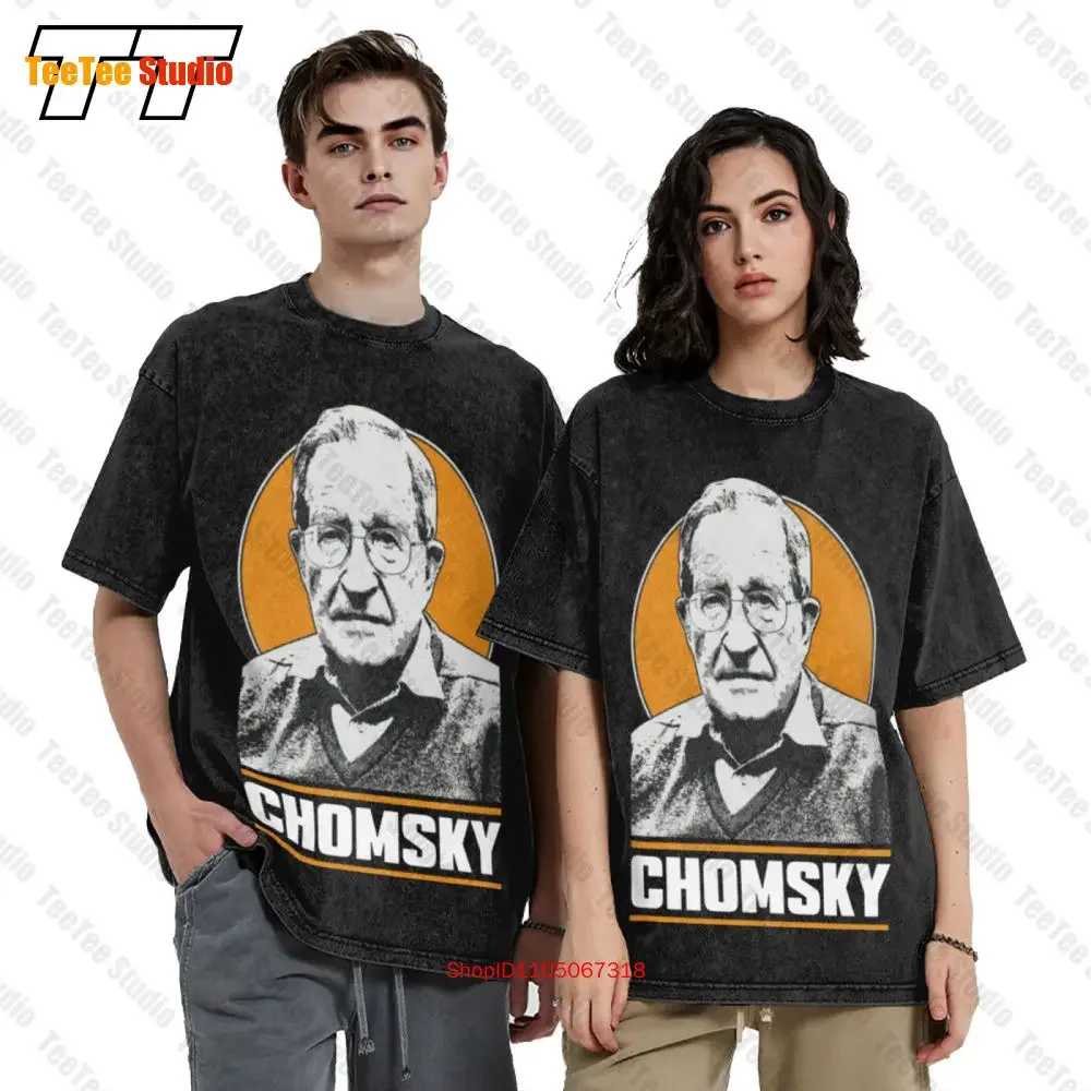 Noam Chomsky Father Modern Linguistics Chomsky Tribute Vintage Oversized T-Shirt J1VH