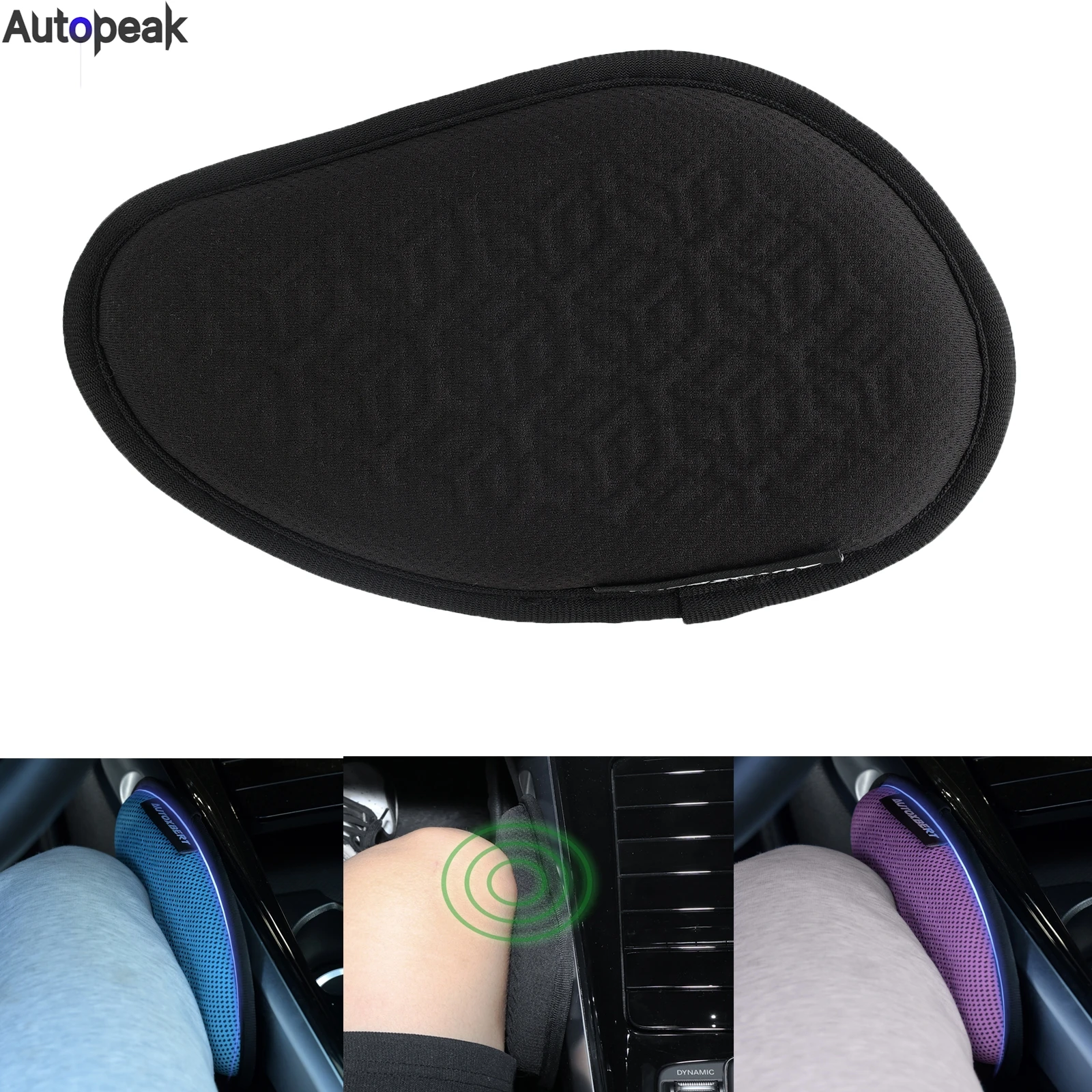 

Universal Gel Knee Pad for Car Interior Comfortable Cushion Leg Pad Rest Pillow Thigh Support Black Blue Car Accessories