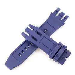 for INVICTA Rubber silicone strap Black Blue Watch accessory Replacement wristband waterproof