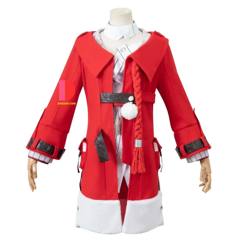 Honkai Star Rail Clara Cosplay Costume Carnival Uniform Wig Anime Halloween Men’s Game Outfit with Accessories Hot Sale Fashion