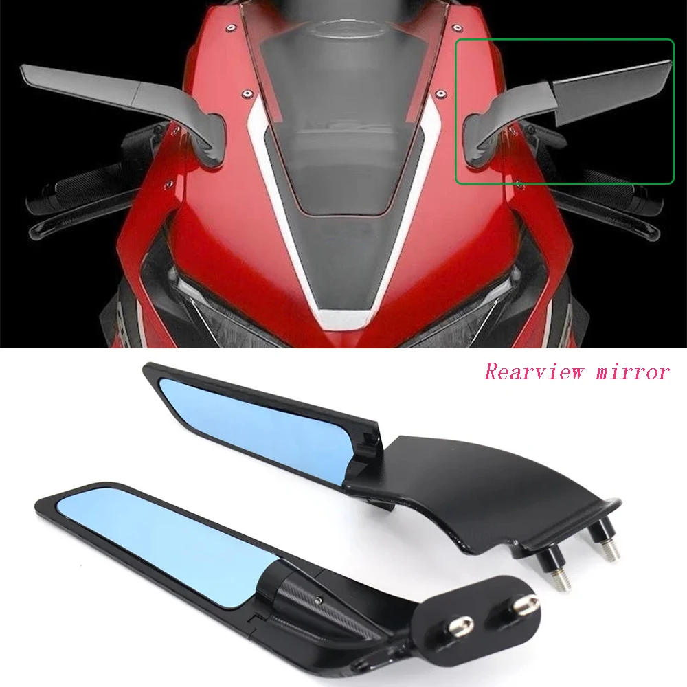 

For Honda CBR1000RR CBR1000 RR 2020 2021 2022 Motorcycle Mirror Modified Wind Wing Adjustable Rotating wing mirrors