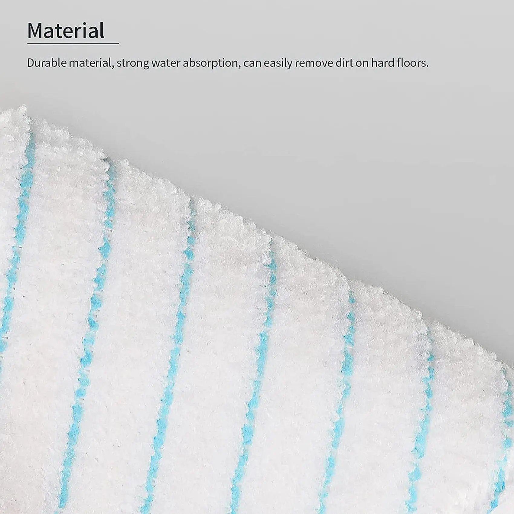 FLYY-240 Stück Mikrofaser-Wischpads für ECOVACS DEEBOT OZMO T8 T9 AIVI Staubsauger, waschbare Wischtücher – Detail 4