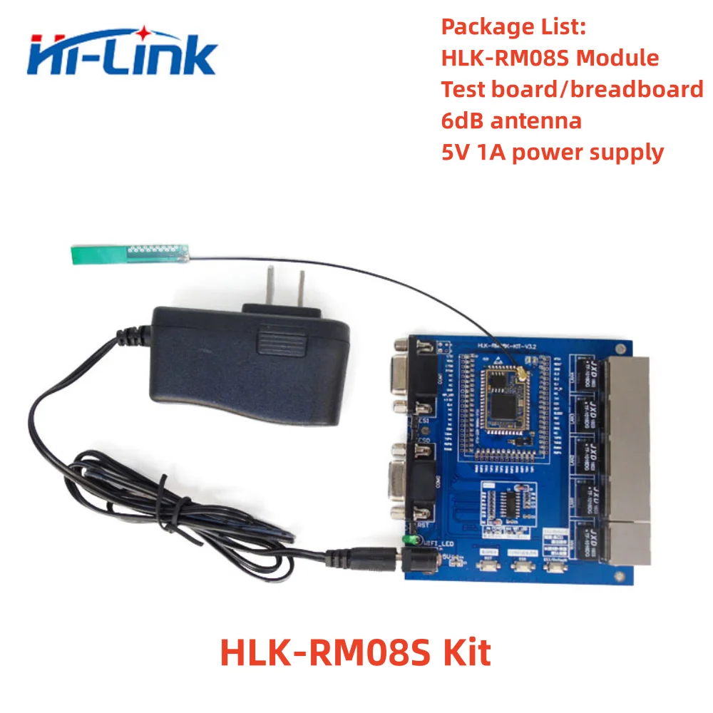 

Free shipping Hilink HLK-RM08S Router Module Kit Small Size High Integration Density Support OpenWrt with MT7688KN