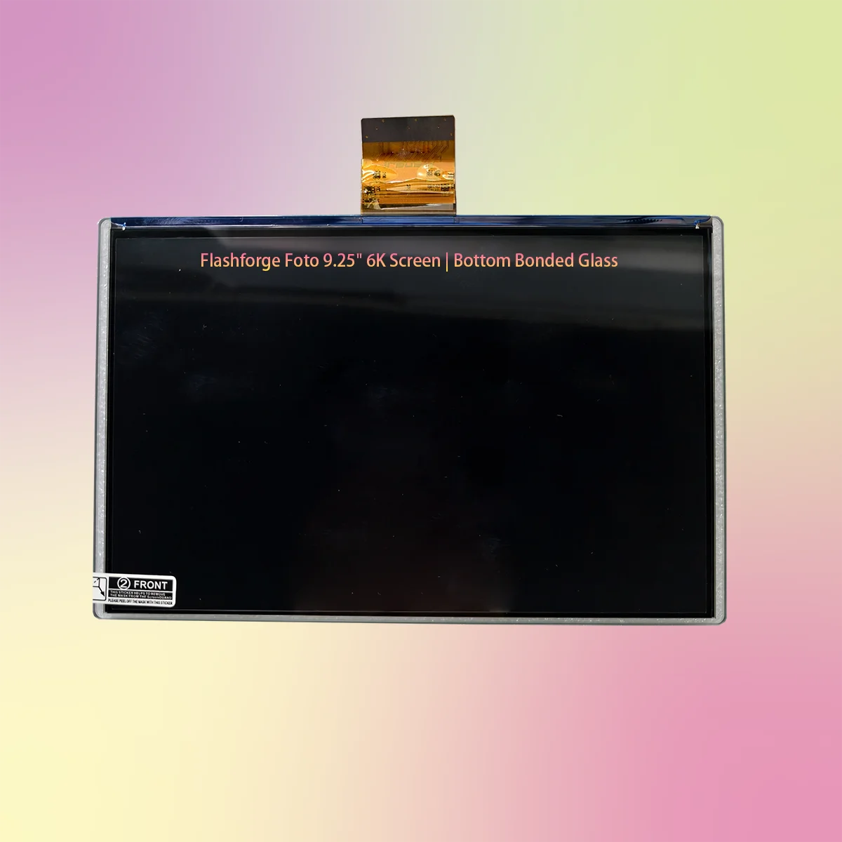 9.25inch 6k LCD exposure panel,bottom bonded glass design, dedicated repair accessory of Flashforge Foto light curing 3D printer