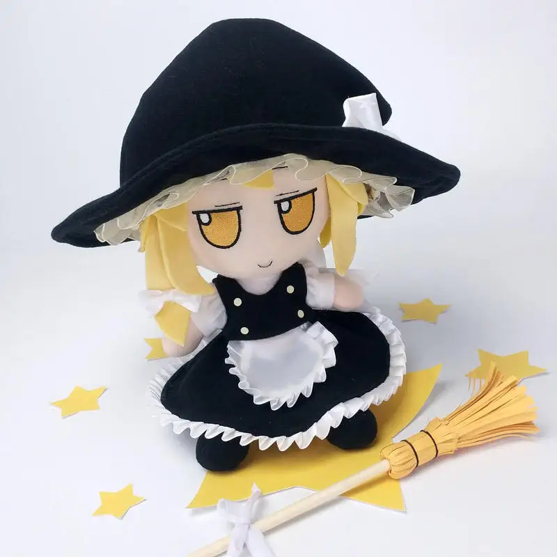 

20cm TouHou Project Kirisame Marisa Plush Toys Cute Soft Stuffed Anime Fumo Dolls For Kid Birthday Christmas Gift