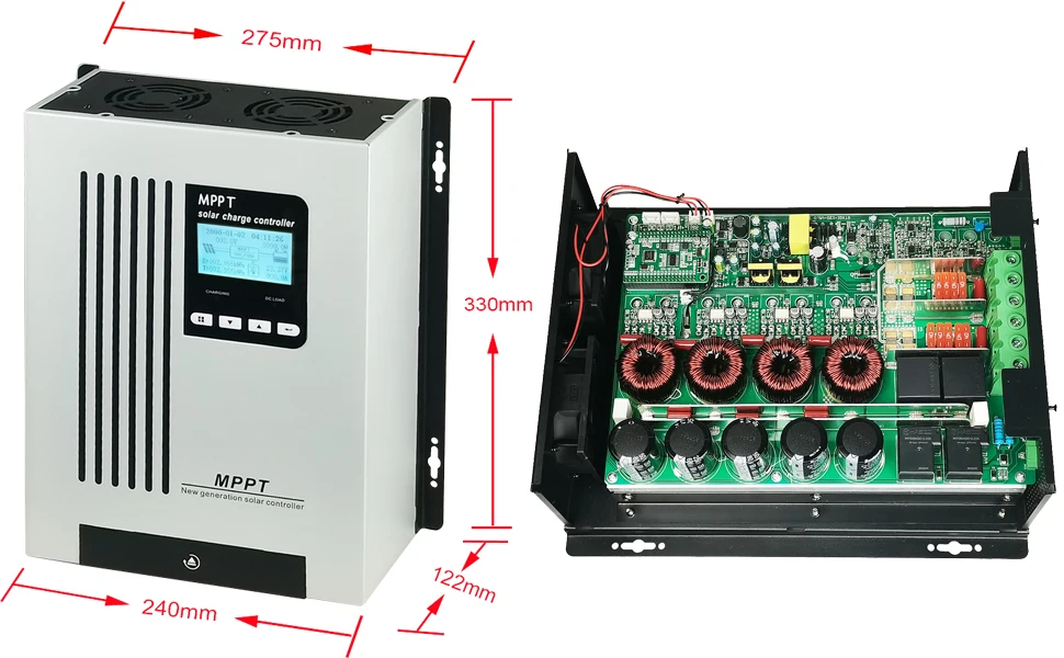 Imagem -03 - Controlador Solar Mppt Fábrica Diretamente 100a 120a 96v