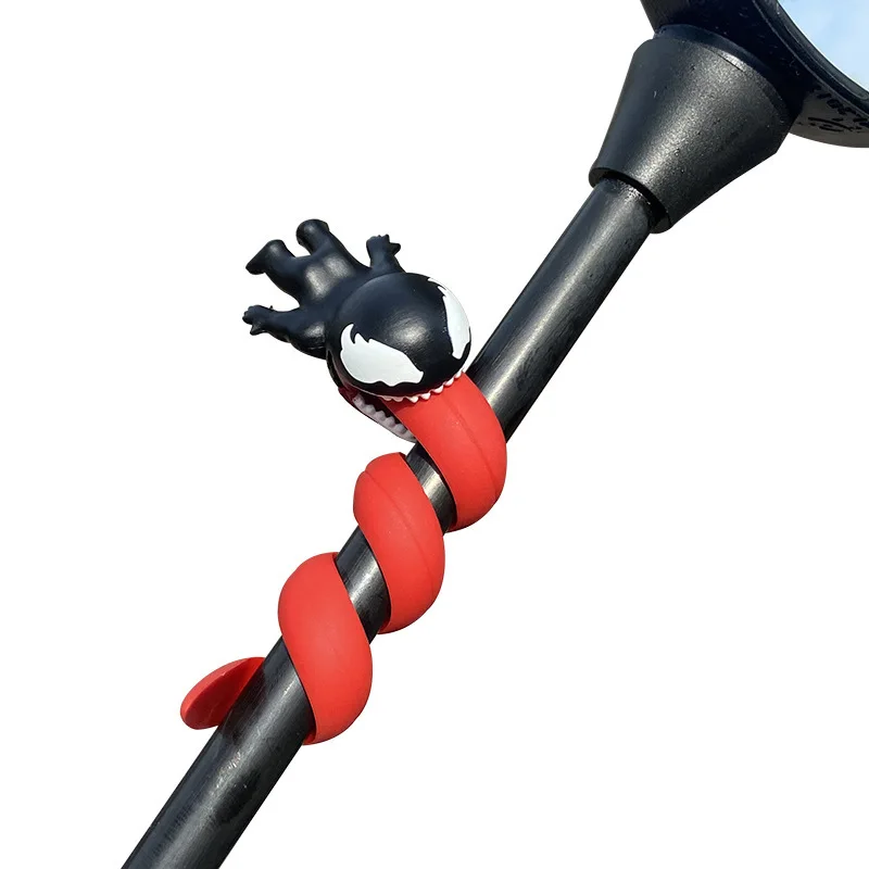 Kabel USB Spider-Man Venom, przewód do transmisji danych, podstawka, osłona ochronna, akcesoria samochodowe i motocyklowe, zabawka, dekoracja, prezent. — zdjęcie 5
