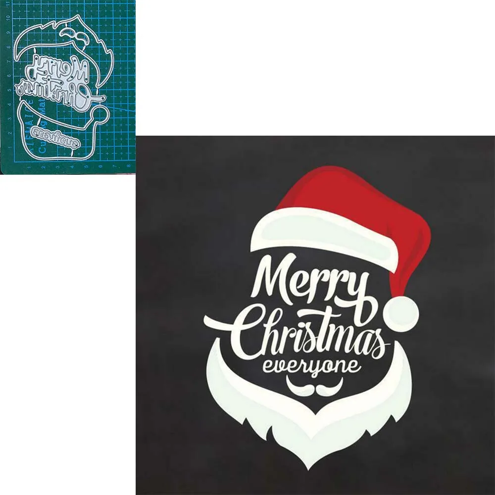 christmas Metal Cutting Dies Mold Scrapbooking Decoration Paper Cards Craft Knife Mould Blade Punch Template Embossing Stencils