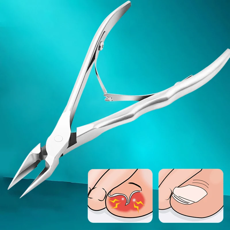 Straight Blade Toenail Nail Clippers Trimming Thick Ingrown 