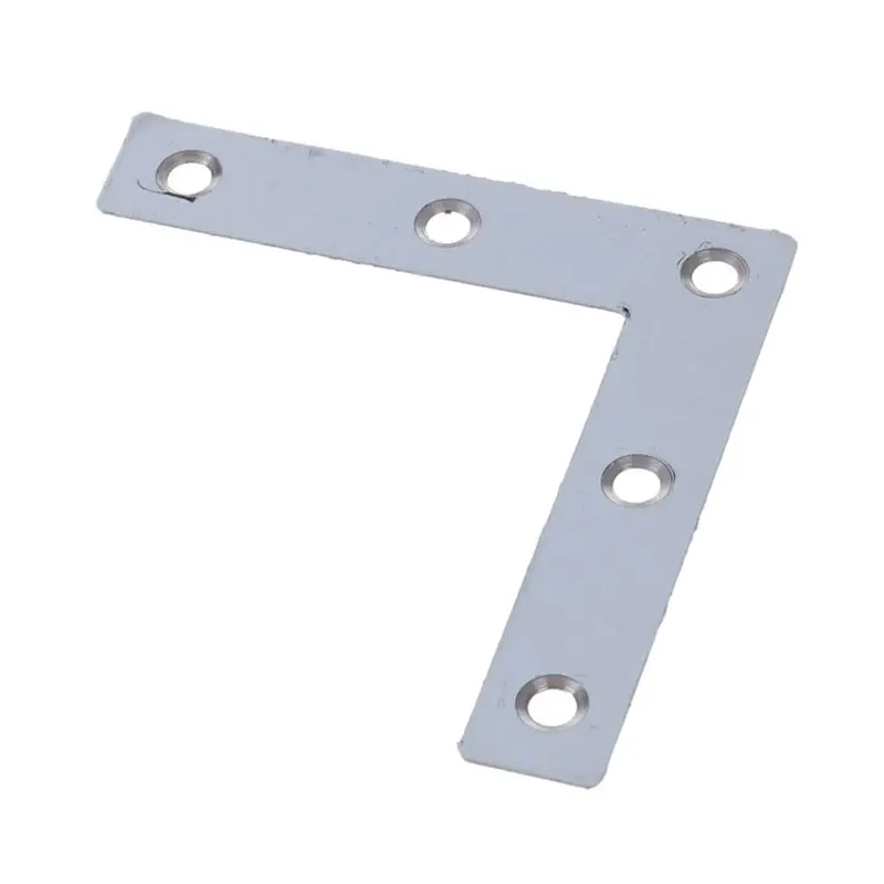 AS60-20X Angle Plate Corner Brace Flat L Shape Repair Bracket 80Mm X 80Mm