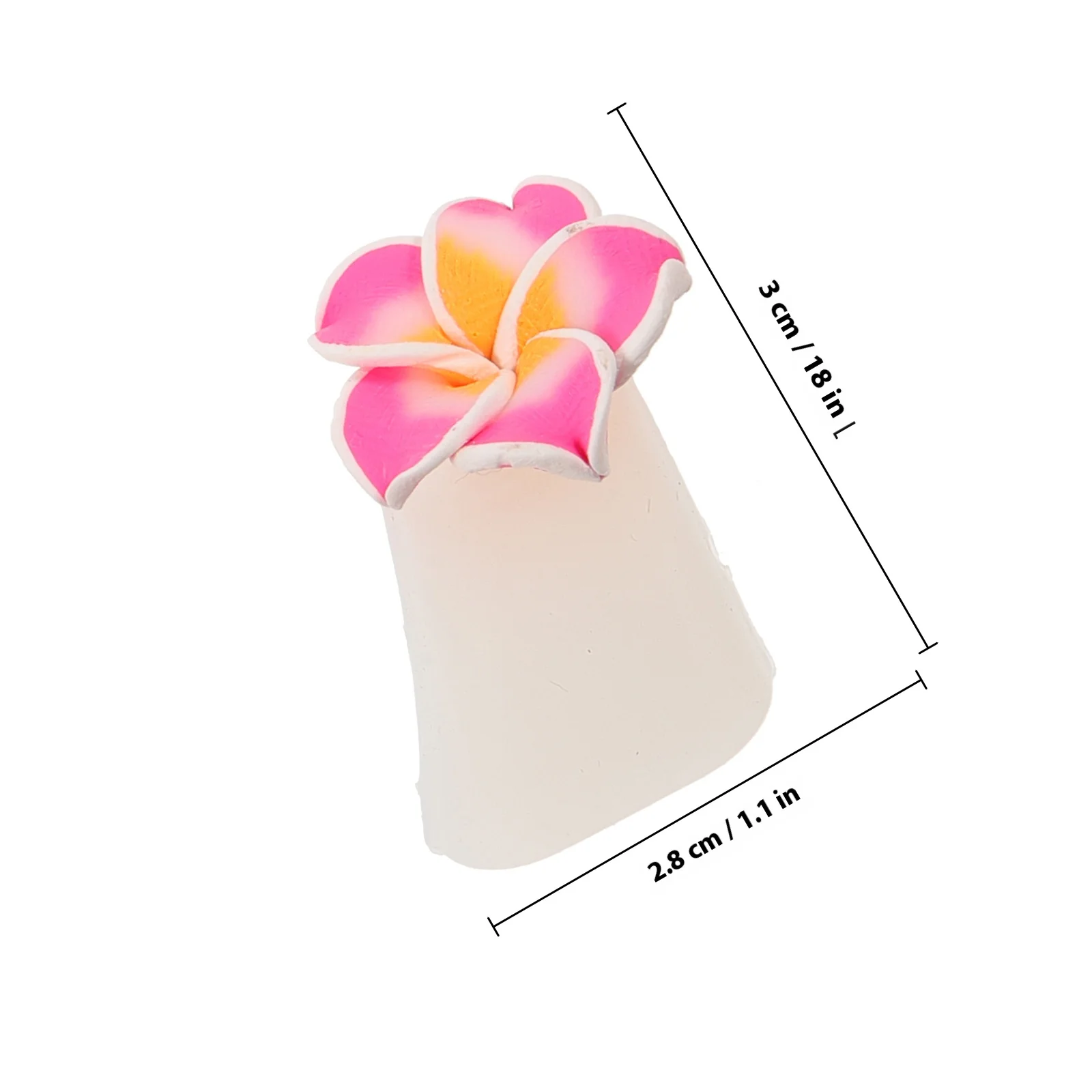 24Pcs Flower Silicone Toe Separators Reusable Pedicure Nail Polish Toe Dividers for Women Easy Use Nail Supplies