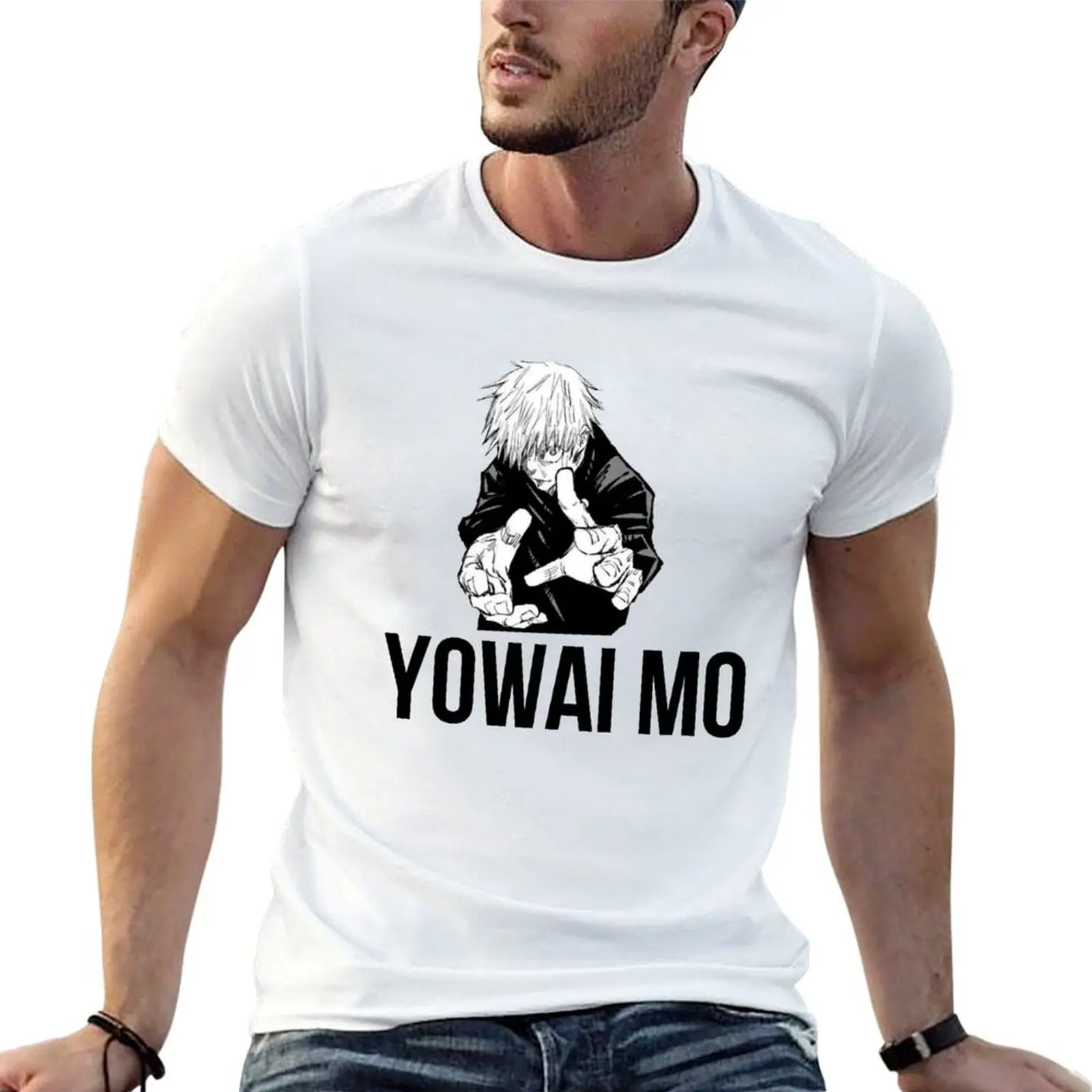 

yowai mo T-Shirt t shirt custom print t shirts for man graphic funny T-Shirt