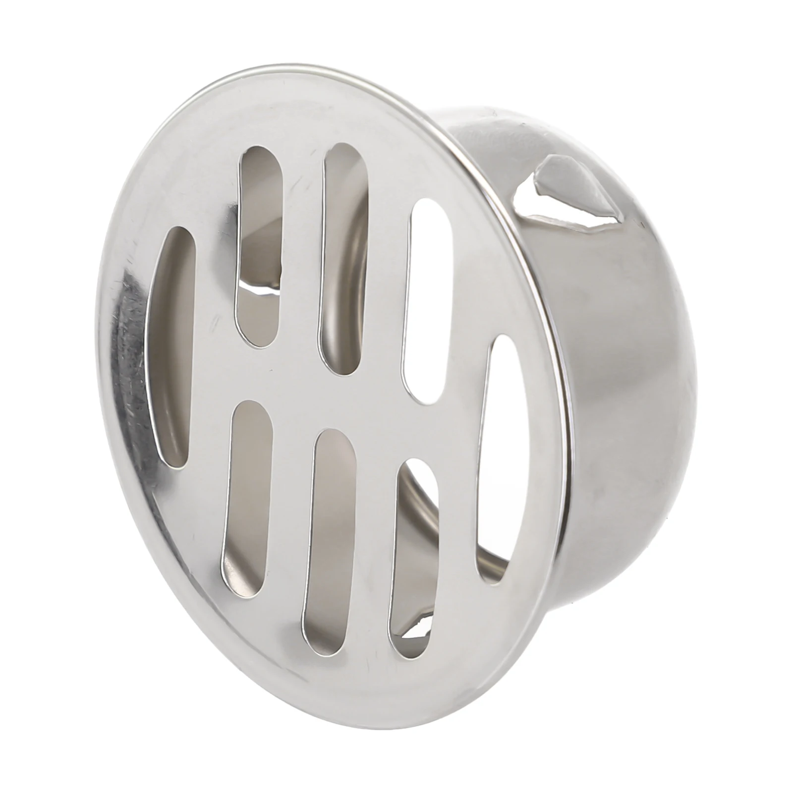 

Cover Floor Drain Balcony Floor Drain Silver Deodorant Stainless Steel Thickened Exhaust Pipe End Garden Hollow Design