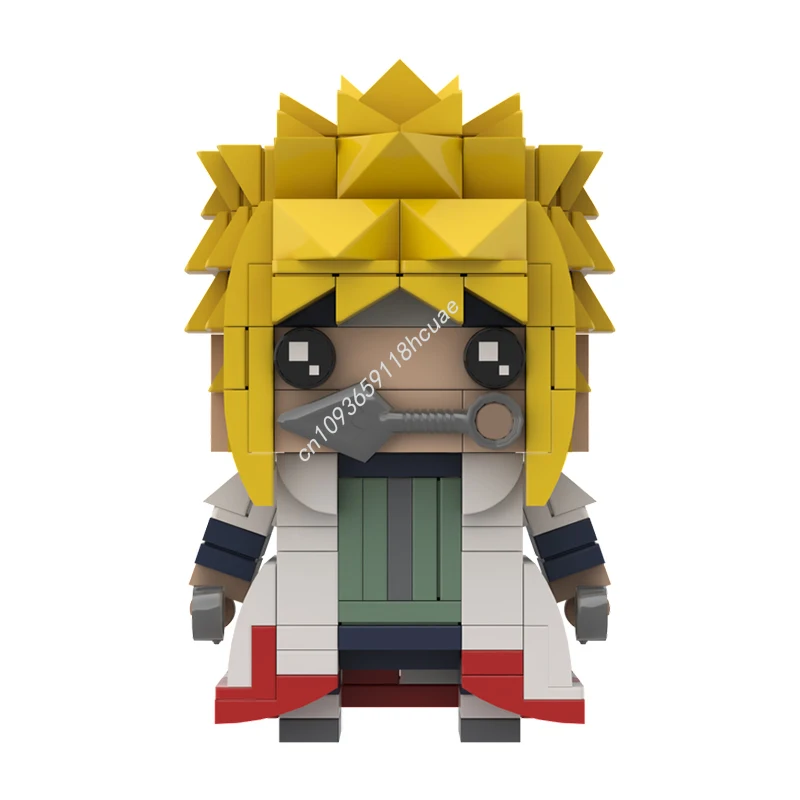 

224pcs MOC Namikaze Minato Brickheadz Model Building blocks DIY creative Kids Modular toys Brick Christmas gifts