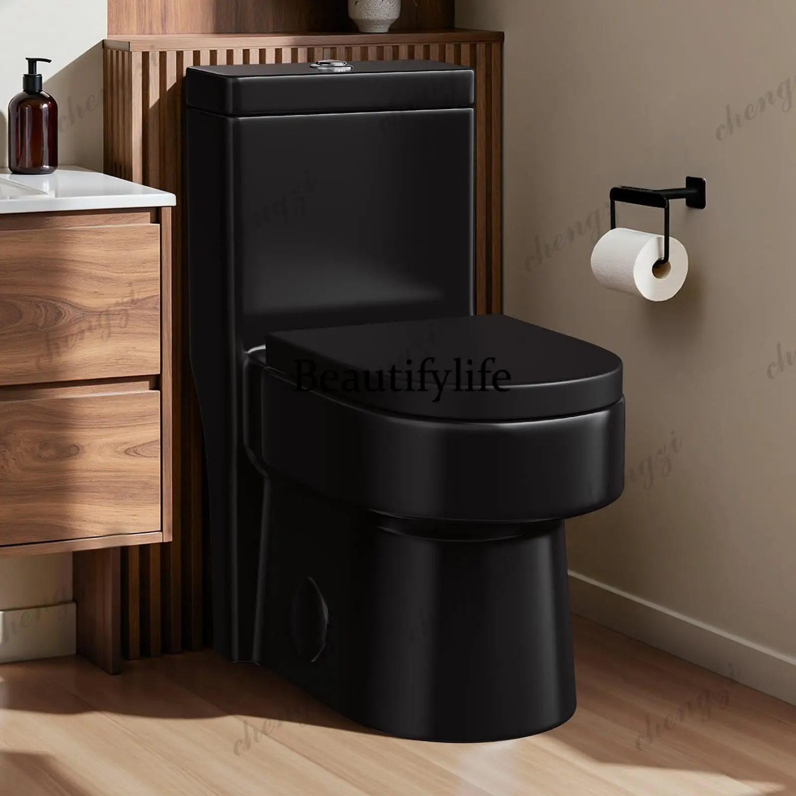 

Compact One Piece Toilet With Soft-Close Seat Lid, High-Efficiency 1.2/1.8 GPF Dual Flush, Dirt-Resistant Glazed