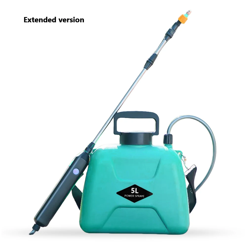 5L Electric Garden Sprayer with Telescopic Rod Electric Plant Sprayer USB Charging Electric Sprayer Garden Watering Tool