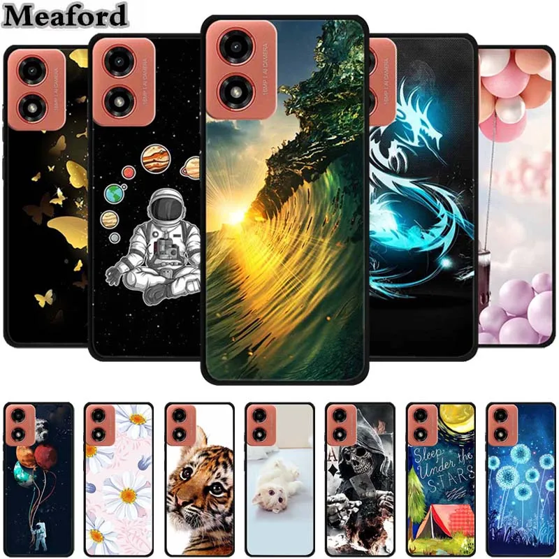 For Motorola Moto G04S Case Original TPU Soft Silicone Phone Cover for Motorola Moto G04 MotoG04s Protector Shockproof New Funda