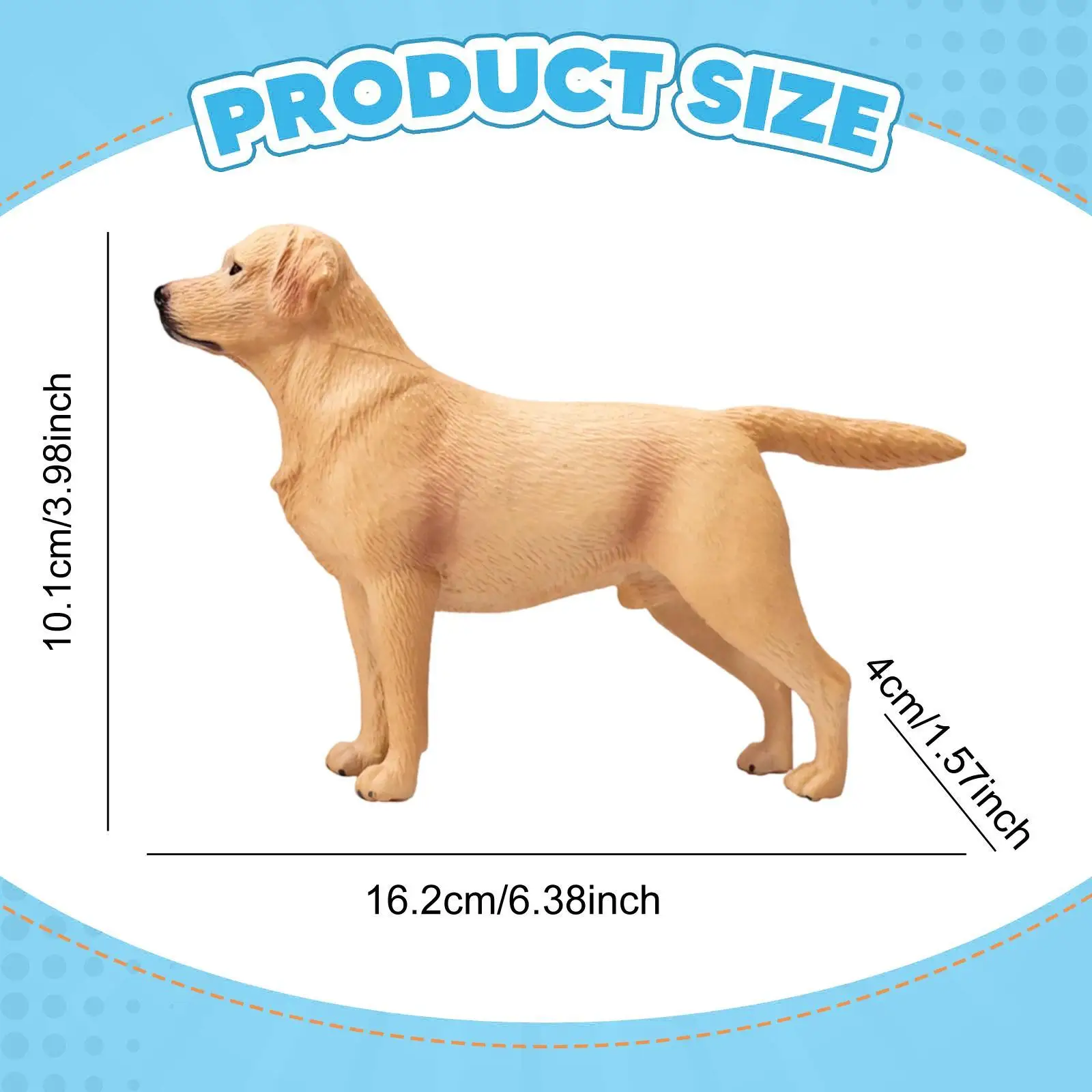 Figurine de chien, accessoires d'action, accessoire Photo décoratif, Statue animale, 1/6