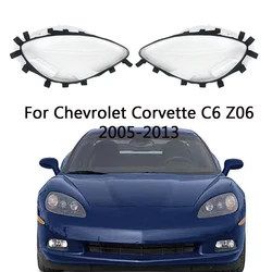 For Chevrolet Corvette C6 Z06 2005-2013 Headlight Cover Headlamp Lamp Shell Lampshade Shade Replace Original Lens Plexiglass
