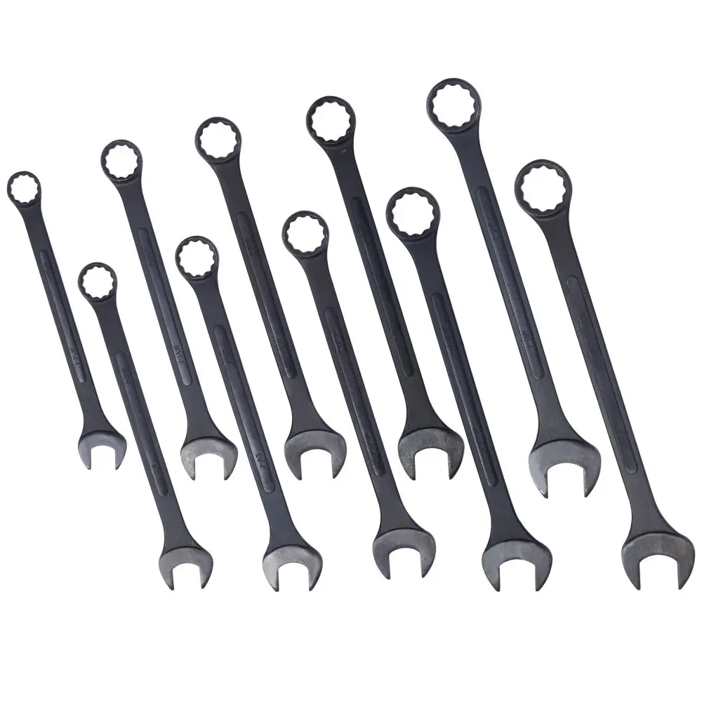 SAE Jumbo Combination Wrench Set Extra Large,10 PC SAE Black-Oxide Jumbo Combo Wrench Set 1-5/16