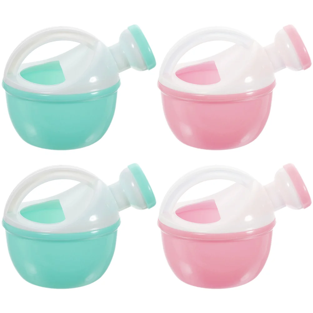 4 Pcs Children's Bath Kettle Water Jugs Toddler Watering Cans Plastic for Garden Summer Beach Indoor Toys Seaside Kids