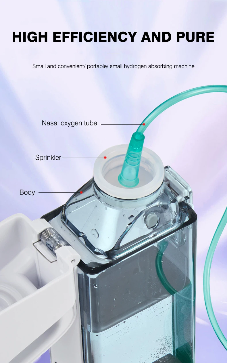 수소 발생기 워터 컵 필터 이온화 장치 제조기 수소가 풍부한 물 휴대용 슈퍼 항산화제 ORP 수소 병 350ml